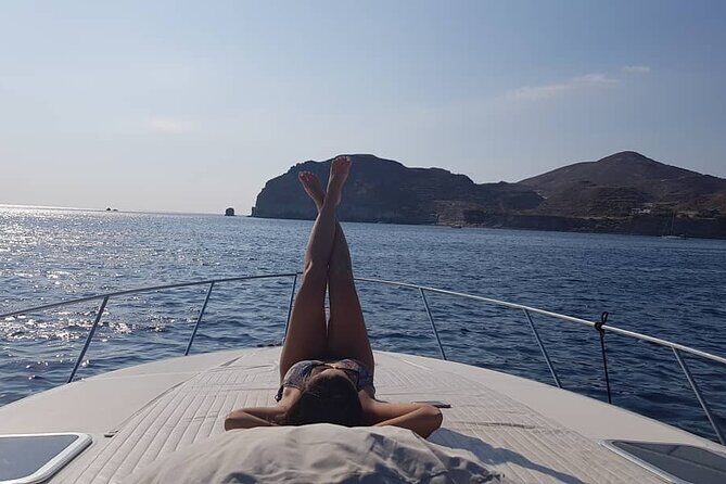 5 Hours Santorini Private Luxury Cruise with BBQ and Drinks - Santorini from the sea: caldera views and the “real” perspective