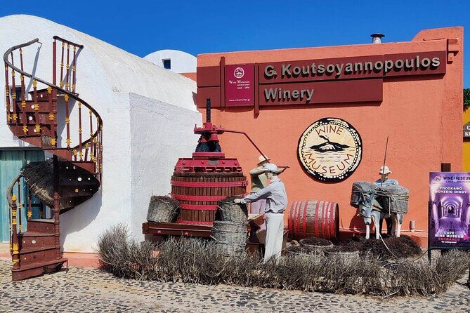 5 Hours Santorini Sightseeing Roundtrip - Venetsanos Winery tasting: included, timed, and worth the caldera view