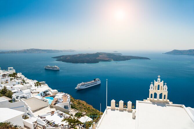Best of Santorini Highlights Private 5 Hours Tour - Perissa black sand and Red Beach volcanic drama