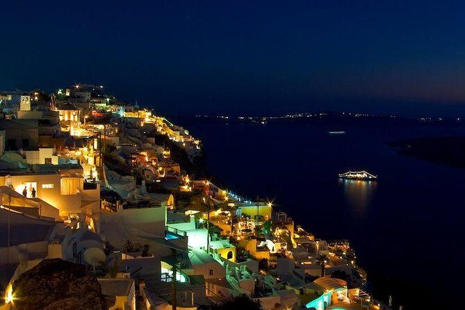 Blue Dome And Oia Sunset Small Group Transfer - Firostefani Blue Dome: the quick photo stop you’ll be glad you took