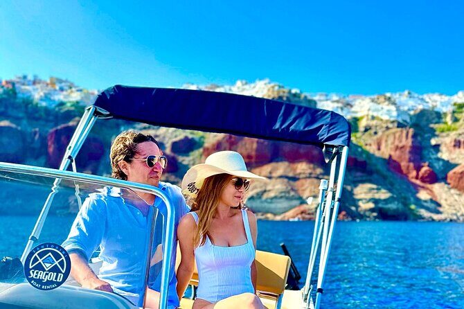 Boat Rental in Santorini - What you get for the $337.34 group price