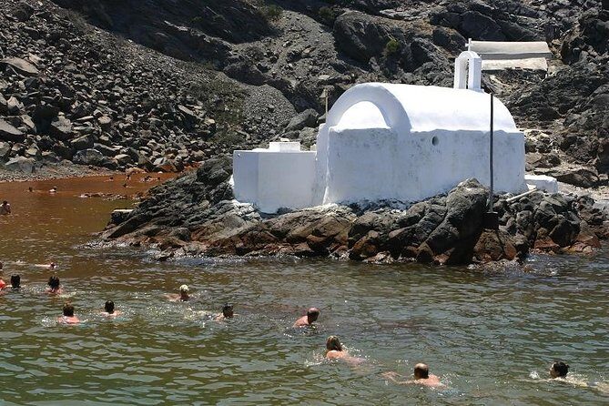 Early Season Experience: 3-hours Santorini Volcano and Hot Springs Trip - Getting from Fira Old Town to the harbor: the cable car shortcut