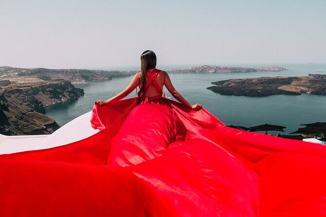 Exclusive Santorini Flying Dress Photoshoot with Pickup - Photo delivery: what you get, when you get it, and why it’s worth it