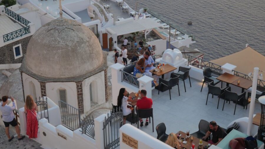 Fira: Walking Tour with Cable Car Ride - Donkey roads: why this uphill feel is part of the story