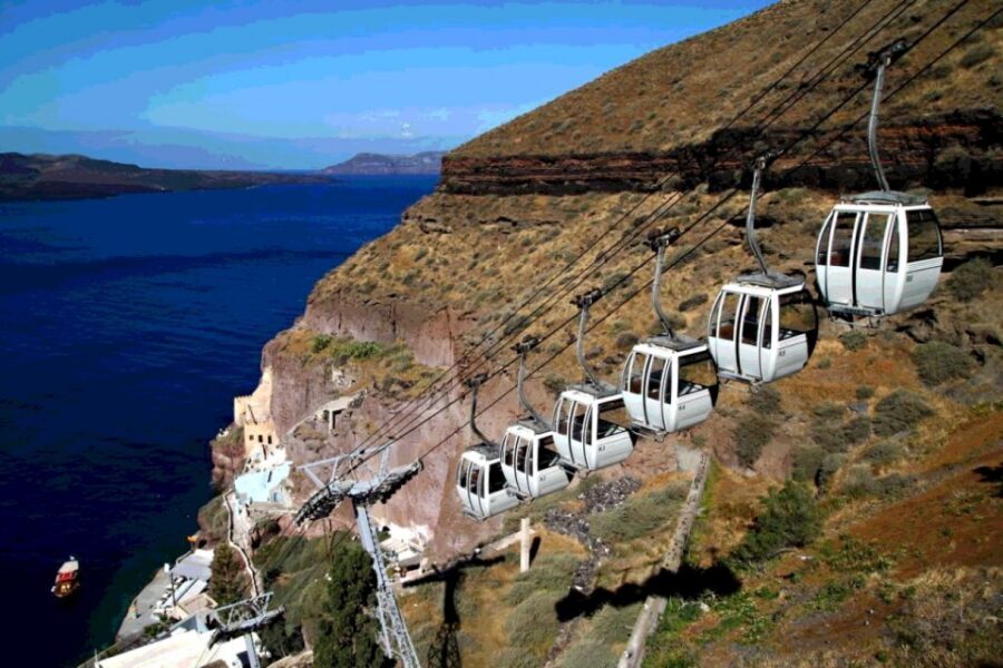 Fira: Walking Tour with Cable Car Ride - Cable car ride: short time, huge payoff