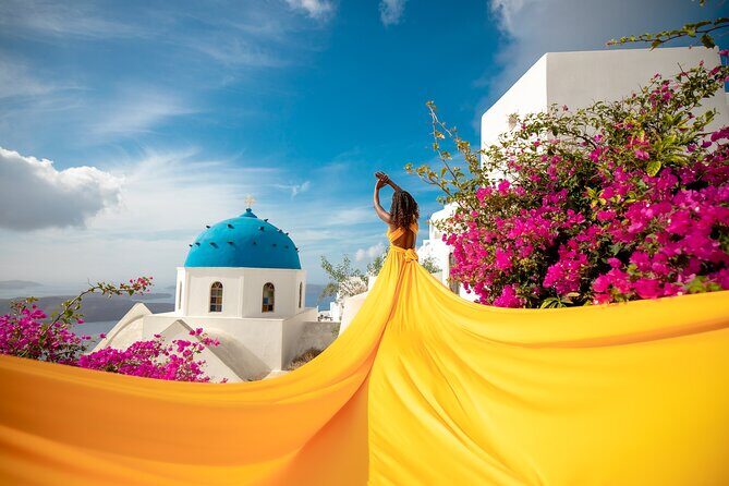 Flying Dress Photoshooting Santorini - Key highlights you’ll feel right away