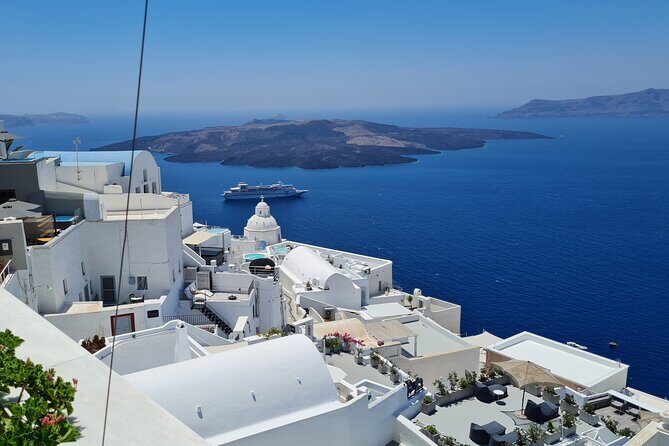 Full-Day Private Tour of Santorini Caldera & The Most Famous Sightseeing - Stop 5: Perissa Black Sand Beach Time for Swimming and Lunch