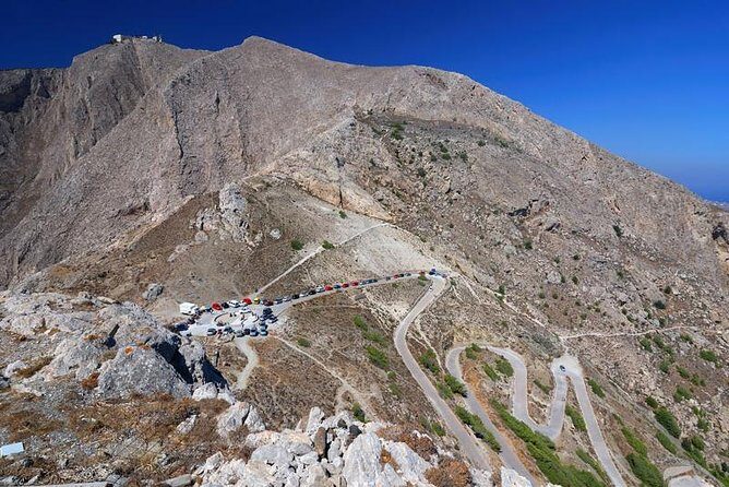 Half-Day Santorini South Coast and Akrotiri Tour from Fira - Prophet Elias Monastery: Panoramas With an Important Limit