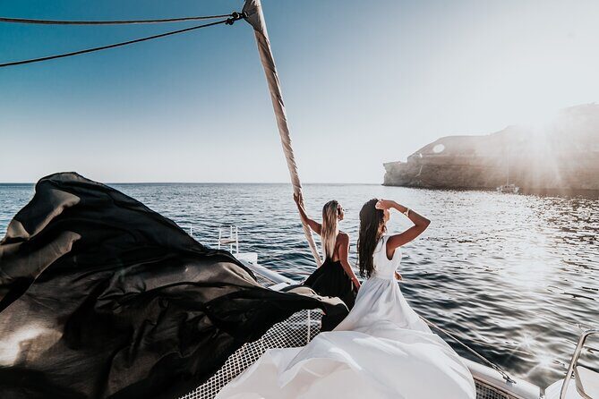 Half-Day Tailor-made Private Catamaran Cruise in Santorini - Key highlights you can plan around