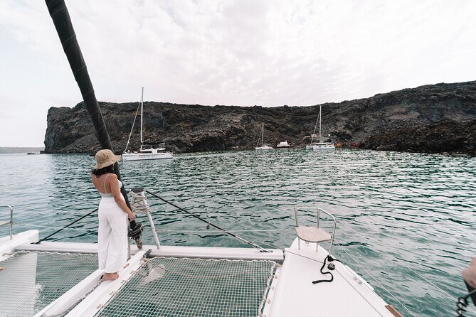 Half-Day Tailor-made Private Catamaran Cruise in Santorini - The Lighthouse at Akrotiri: what you get from the water