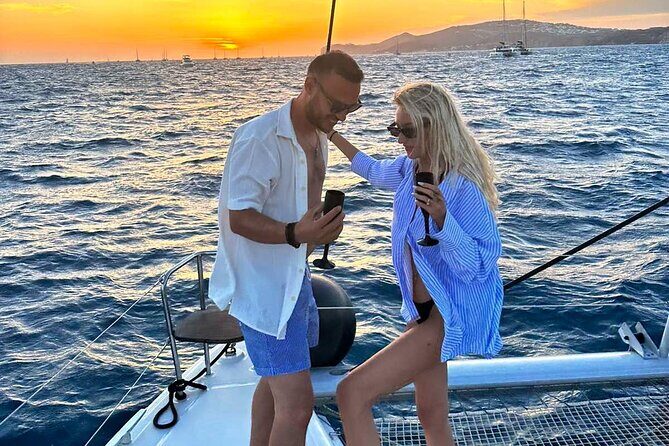 Half-Day Tailor-made Private Catamaran Cruise in Santorini - Santorini Volcano: ticketed time in the most myth-shaped corner