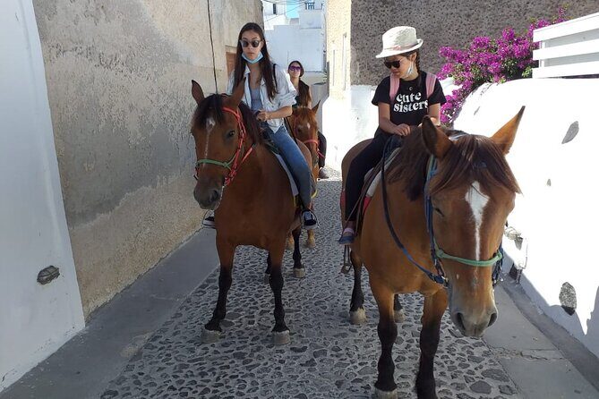 Horse Riding: Explore Secret Thera - Safety and Comfort on Narrow Paths Near the Cliff