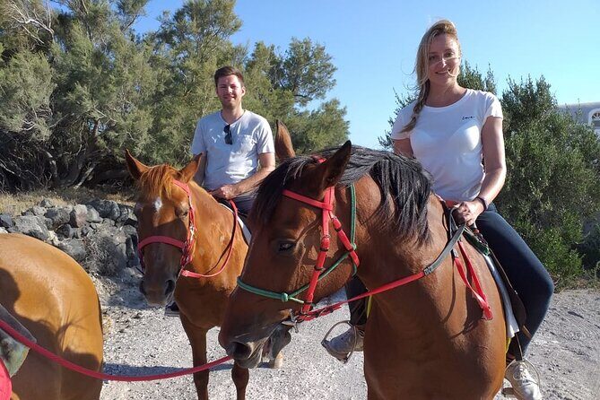 Horse Riding: Explore Secret Thera - Your Route: From Megalochori to a Santorini Caldera Viewpoint Stop
