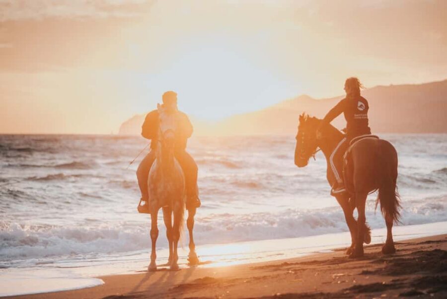 Megalochori: Horseback Riding Tour for Experienced Riders - Megalochori to Eros Beach: where the ride really starts