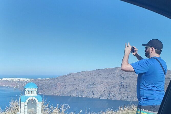 My Ultimate Half-Day Private Santorini Road Trip - Stop 2: Pyrgos, old capital hilltop village and Venetian Castle vibes