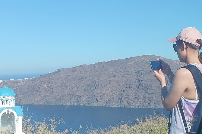 My Ultimate Half-Day Private Santorini Road Trip - Mercedes pickup and the Fira cable car meeting point reality