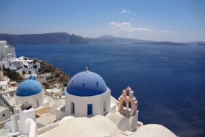 Odyssey of the Secrets of Santorini - A 3-hour Private Tour - Stop 1: Fira’s Three Bells and First-Class View Energy