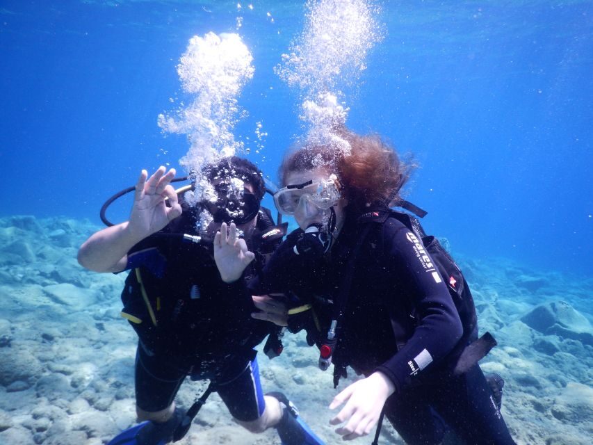 Oia: 2 Guided Scuba Dives off Santorini for Certified Divers - Two guided tank times over Caldera and volcanic islands