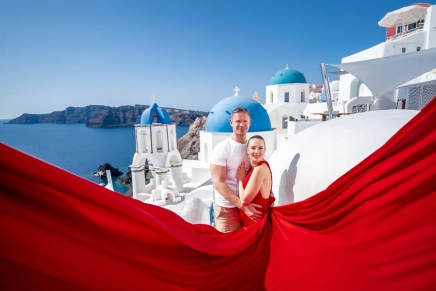 Oia: Santorini Photoshoot with Flying Dress Rental Option - Who this works best for (and who might rethink it)