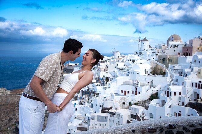 Photoshoot in Santorini Oia - Posing That Looks Natural (Not Like a Photoshoot Robot)
