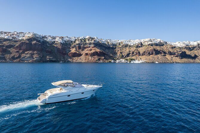 Private all included yacht Tour in Santorini - Hotel pickup to the marina: the easiest way to start in Santorini