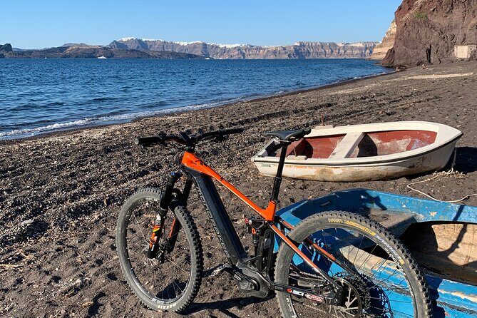 Private Electric Mountain Bike Experience and Tour in Santorini - Kerkezou and Eros Beaches: Lava Red Rocks to Canyon Sand