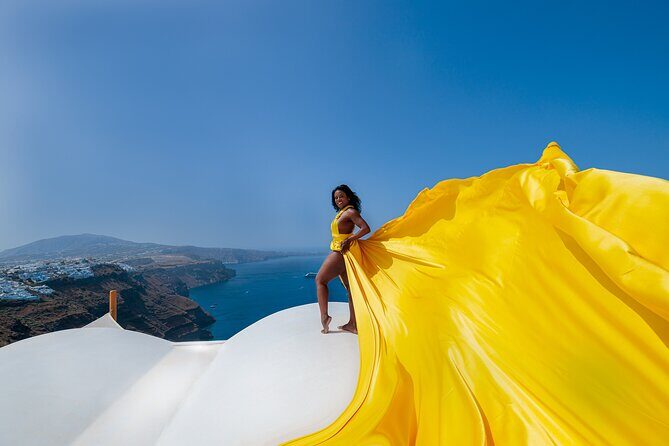 Private Express Flying Dress Photoshoot in Santorini – 30 Minutes - Key things to know before you go