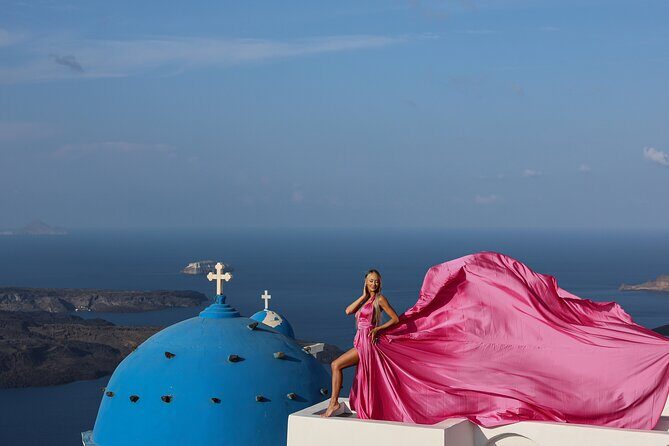 Private Express Flying Dress Photoshoot in Santorini – 30 Minutes - Price and value: what you’re really paying for