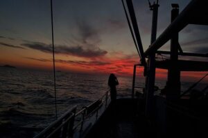 Private Fishing Tour - Sunset (transportation included) - The 52ft wooden boat: spacious enough to relax, built for an evening at sea