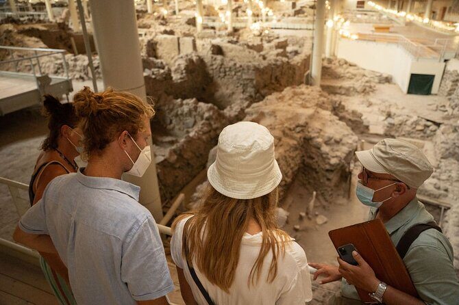 Private Guided Tour of Akrotiri Excavations in Santorini - Touring the Prehistoric City: Planning, Daily Life, and Trade