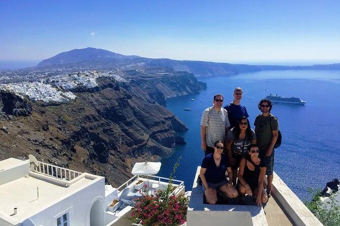 Private Half-Day Tour of Santorini North Side - Venetsanos winery and the Blue Dome Church photo stop