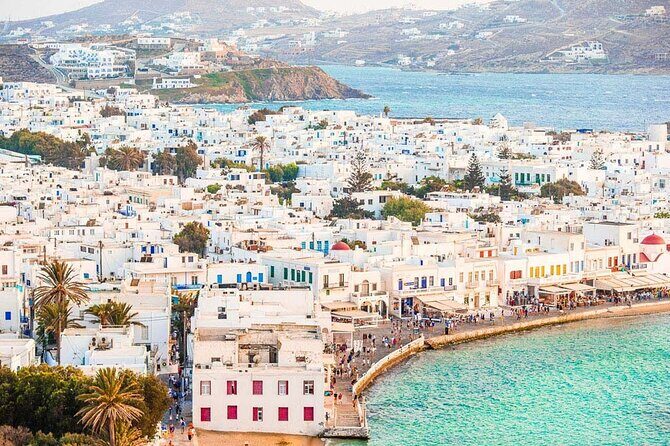 Private Helicopter Transfer from Santorini to Mykonos - Getting picked up in Santorini (and not getting stuck)