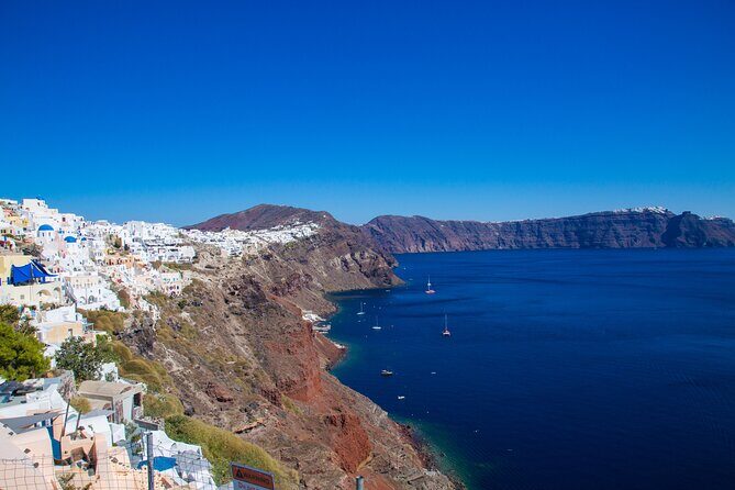 Private Santorini Sightseeing Tour – Customizable,Cruise Friendly - Stop 2 and the caldera-to-Oia run: Imerovigli and the route to the north side