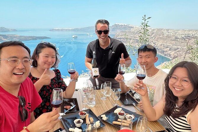 Private Santorini Wine Tour: Explore Top 3 Wineries & Best Views - What’s included beyond wine: water, snacks, and Greek food pairings