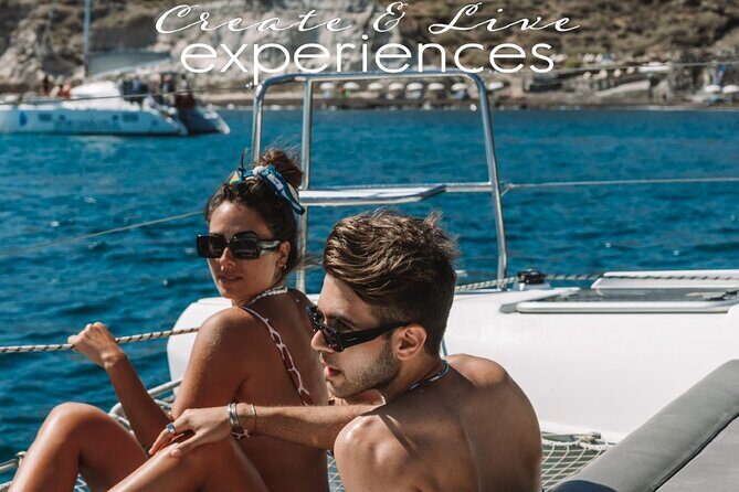Private Sunset Cruise with Full Greek Dinner - The 5-hour route: from Red Beach and Akrotiri to the Venetian lighthouse
