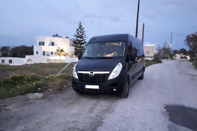 Private transfers in Santorini Greece - Door-to-door pickup: hotels, central spots, and name-sign arrivals