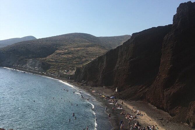 Real Santorini: Full-Day Private Tour - Red Beach: a quick geological look at volcanic color
