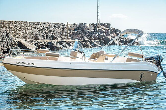 Rent a Boat in Santorini with Free License - Key highlights worth booking