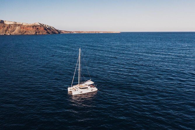 Romantic Sunset Catamaran Caldera Cruise incl. Meal & Drinks - Oia Sunset From the Water: The Main Event