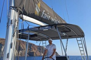 Sailing Cruise in Santorini With Fairwind - Getting to Vlychada: pickup, meeting point, and how the day flows