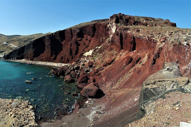 Sailsational Luxury Santorini Catamaran Sunset Cruise with Dinner - Santorini Volcano and Sulfur Hot Springs: The Main Event