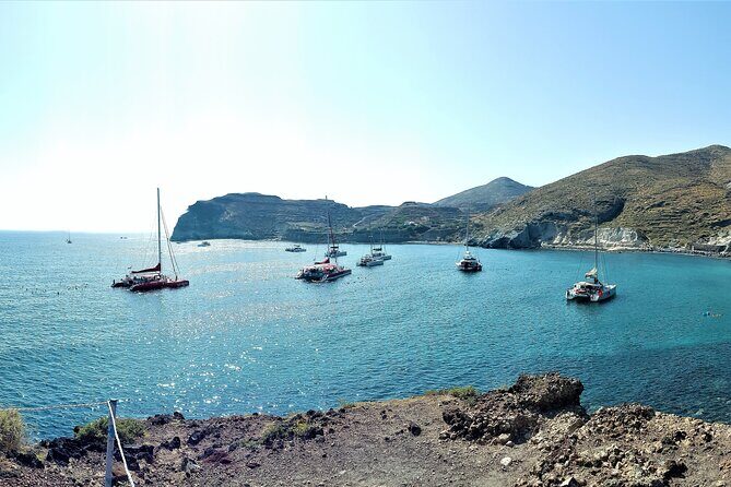 Sailsational Luxury Santorini Catamaran Sunset Cruise with Dinner - Vlychada Marina Return: How the Tour Ends
