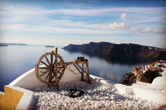 Santorini: 4hr Wheelchair Private Accessible Tour - Stop 1: Profitis Ilias Monastery and the archipelago view