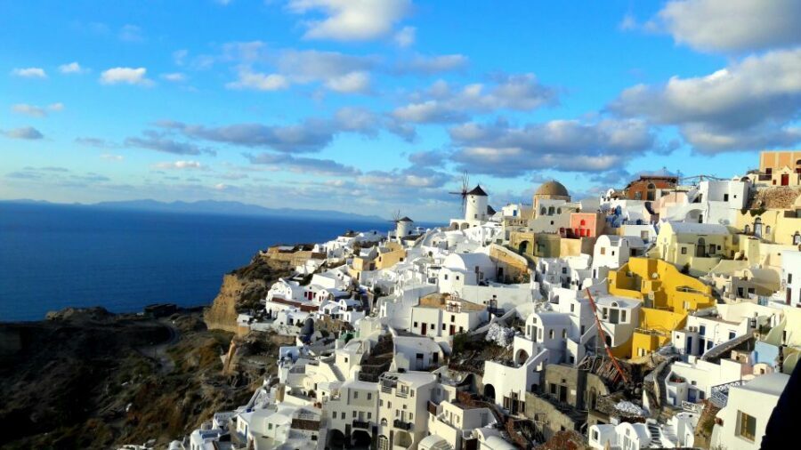 Santorini: 6-Hour Classic Panorama Private Tour - Getting picked up: hotel, airport, ferry, and cruise port