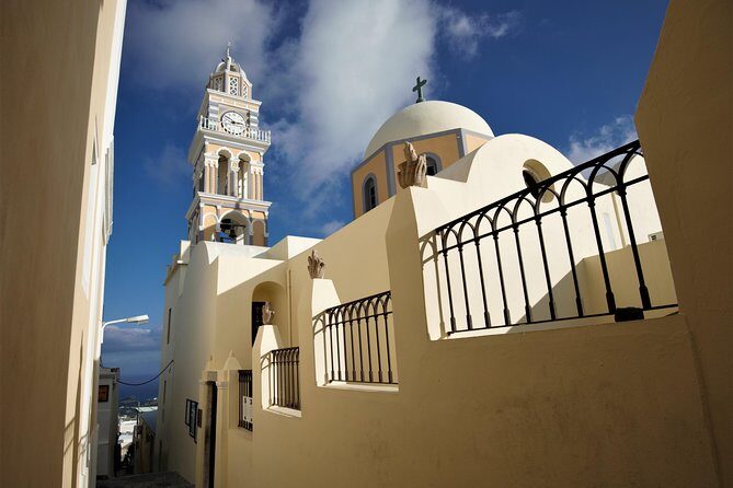 Santorini 6 Hour Private Custom Tour With a Local Driver - Firostefani and the Blue Dome Church: Short Stop, Big Payoff