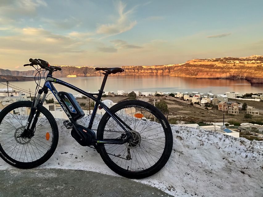 Santorini: Around the Island by Electric Bike - Back toward Emporio: vineyards, windmills, and a different road home