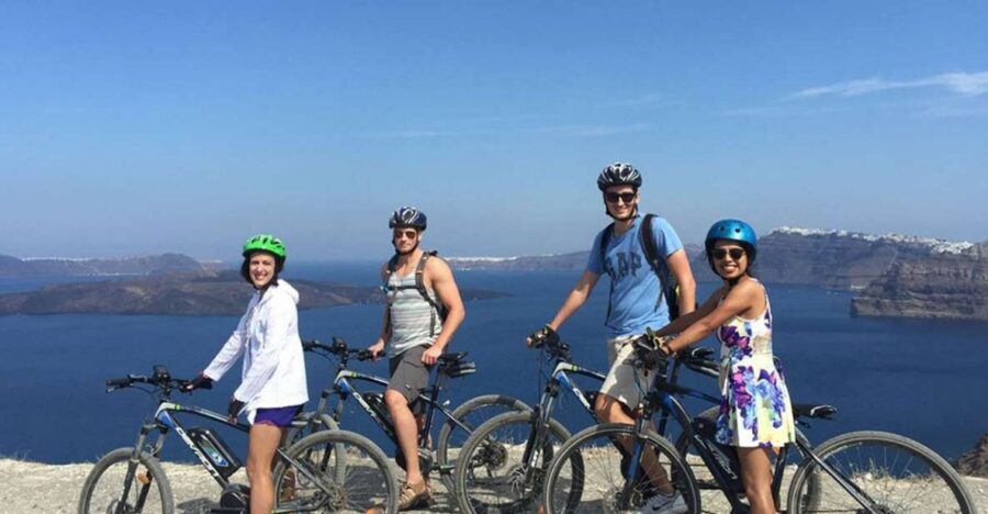 Santorini: Around the Island by Electric Bike - Start in Emporio: streets, Castelli, and that winding Old Town feel