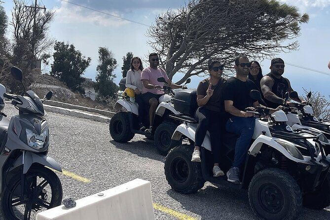 Santorini ATV Highlights Tour: Oia, Viewpoints & Volcanic Beaches - Your 3.5-hour route: Oia, summit views, black sand, and Red Beach
