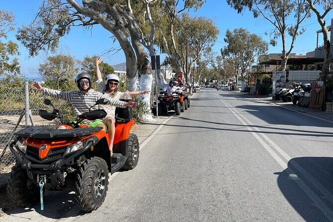 Santorini ATV Highlights Tour: Oia, Viewpoints & Volcanic Beaches - What to bring so the ride feels easy