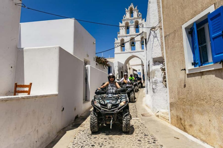 Santorini: ATV Quad Bike Tour with Lunch - Meet the ATVs: Training, Helmets, and Safety That Actually Matters